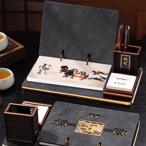 周历2026年简约商务台历定制广告