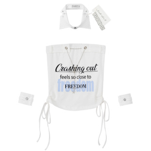 波点假领手带三件套Vol.1 抹胸 out Agterlifd crashing