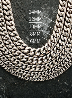 欧美男士嘻哈饰品真空电镀不掉色