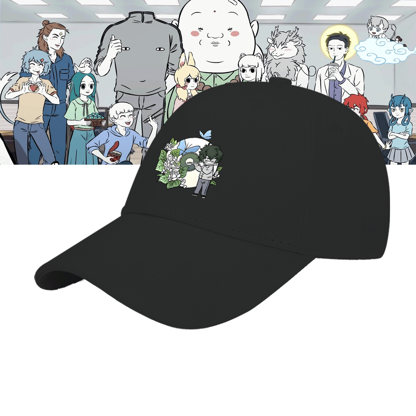 定制鸭舌帽遮阳二次元棒球帽