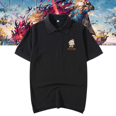 可定制夏休闲短袖T恤纯棉POLO衫