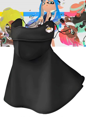任天堂NS Splatoon2 喷射战士2祭典庆典游戏男女定制防晒面罩全脸