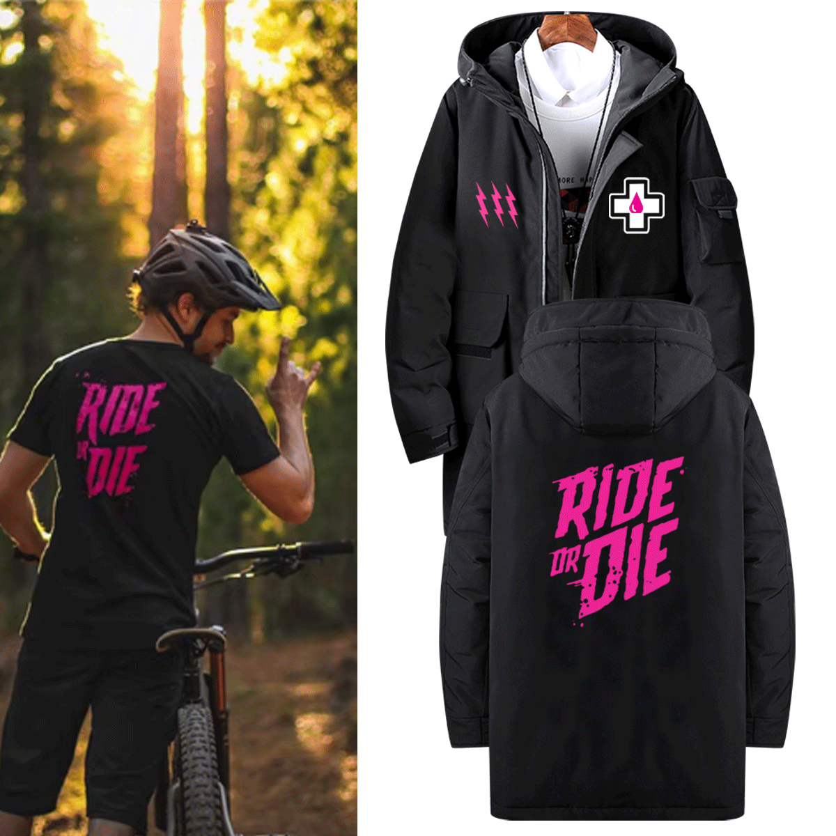 男女可定制中长款冬羽绒服