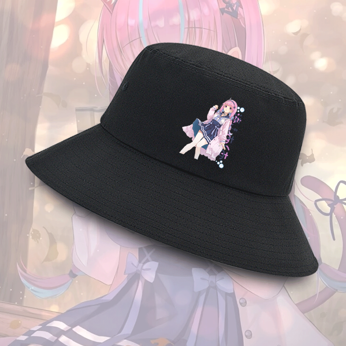 主播vtuber盆帽遮阳帽渔夫帽