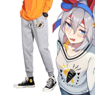 同款二次元休闲运动长裤