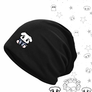 男女定制堆堆头巾帽包头帽金玟庭金冬天咖喱狗吒aespa卡通二次元