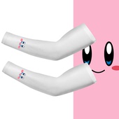 任天堂星之卡比表情印花日系男女学生休闲可定制防晒遮阳冰丝冰袖