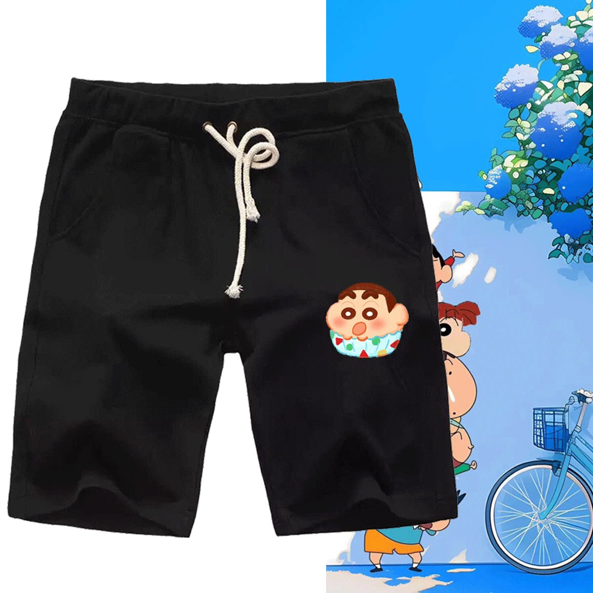 蜡笔小新周边日系潮流短裤