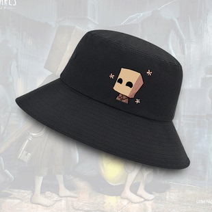小小梦魇2噩梦摩诺小六游戏周边男女夏季二次元盆帽遮阳帽渔夫帽