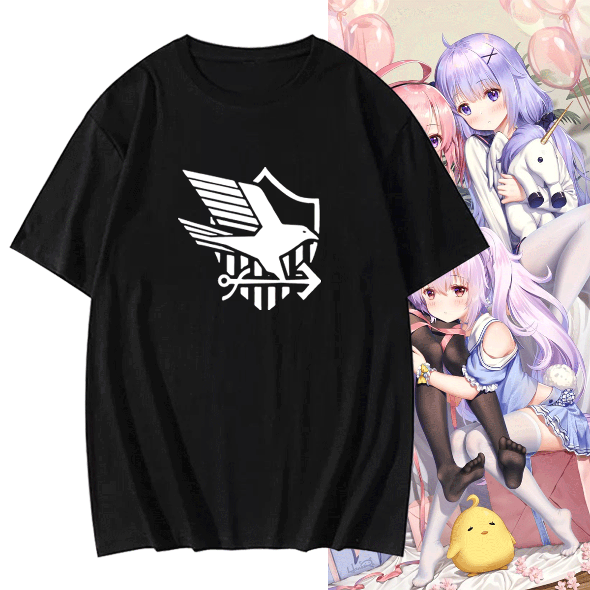 卡通男女衣服宽松情侣休闲