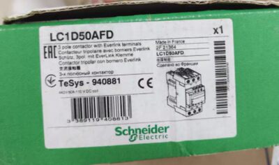 $施耐德LC1D50AFD接触器，线圈DC110V，电梯接触器，全新询价