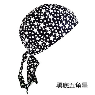 头巾帽男女 包头帽子秋冬 海盗帽儿童 舞蹈街舞运动骑行店员潮