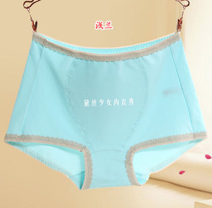 黛丝少女25030内裤纯棉透气小肚子平角包臀微胖妹妈妈全棉底裤头
