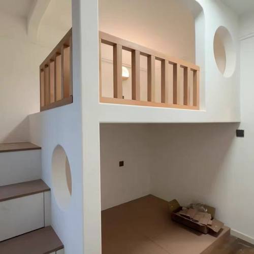 来图定制全实木护栏轻奢田园风