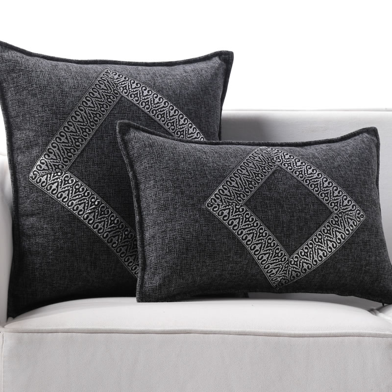 新中式红木沙发抱枕套客厅靠垫床头古典K靠枕护腰枕含芯高档靠背