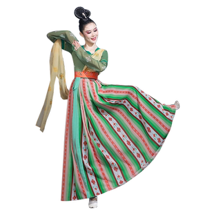 古典舞幻世长安玉人舞蹈演出服女汉服新款敦煌舞汉唐舞蹈表演服装
