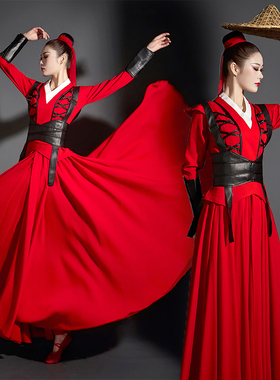 dancer image/舞者印象古典女侠中国风演出服套装侠客服练功服