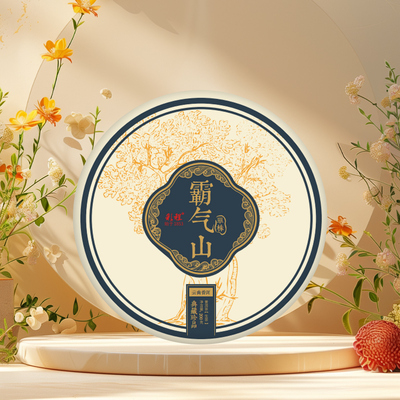 彩程古树茶生茶饼礼盒装