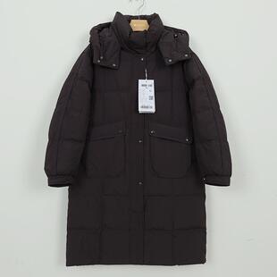千仞岗专柜女秋冬新商场同款加厚中长修身羽绒服外套Y309167Y