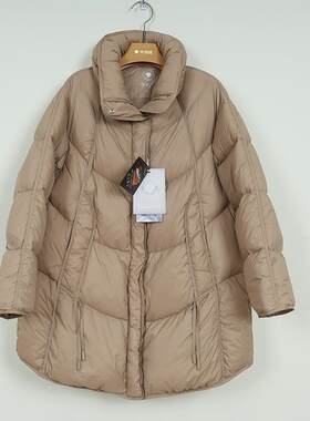 千仞岗羽绒服专柜正品女秋冬新款中长立领韩版茧型鹅绒厚Y299123Y