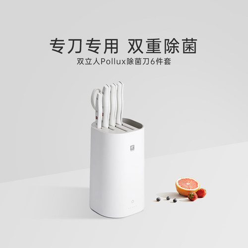 双立人菜刀除菌刀架6件套