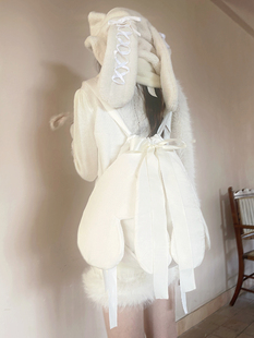 daytoday日常研究所荒诞花园天使蛾翅膀蝴蝶结可爱双肩包背包