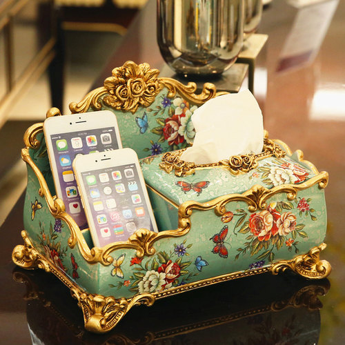 高档多功能桌面收纳纸巾盒