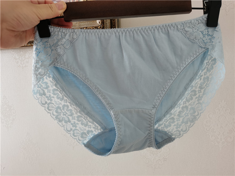 高开叉不嘞腿纯棉中腰内裤无痕