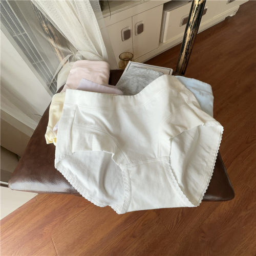 外贸纯棉女士内裤中腰包臀收腹