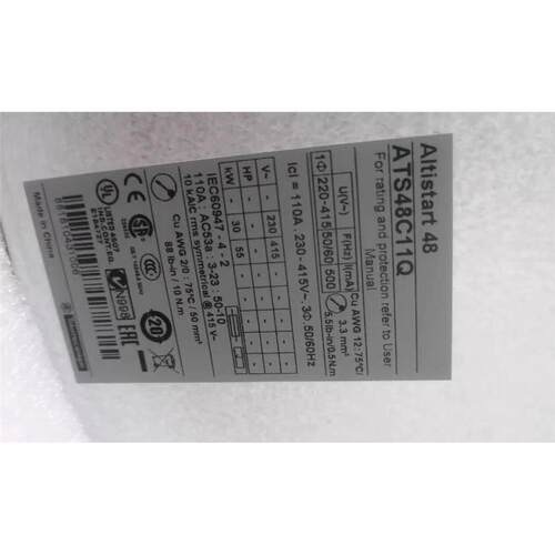 ATS48C11Q施耐德软启动