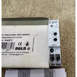 DOLD 安继电器IK9173.11/030 AC230V 号0048872 全新二手都有现货