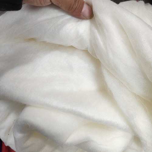 白色蚕丝絮片裸丝100%真丝片 冬季棉服马甲棉裤内衬胆布料辅料