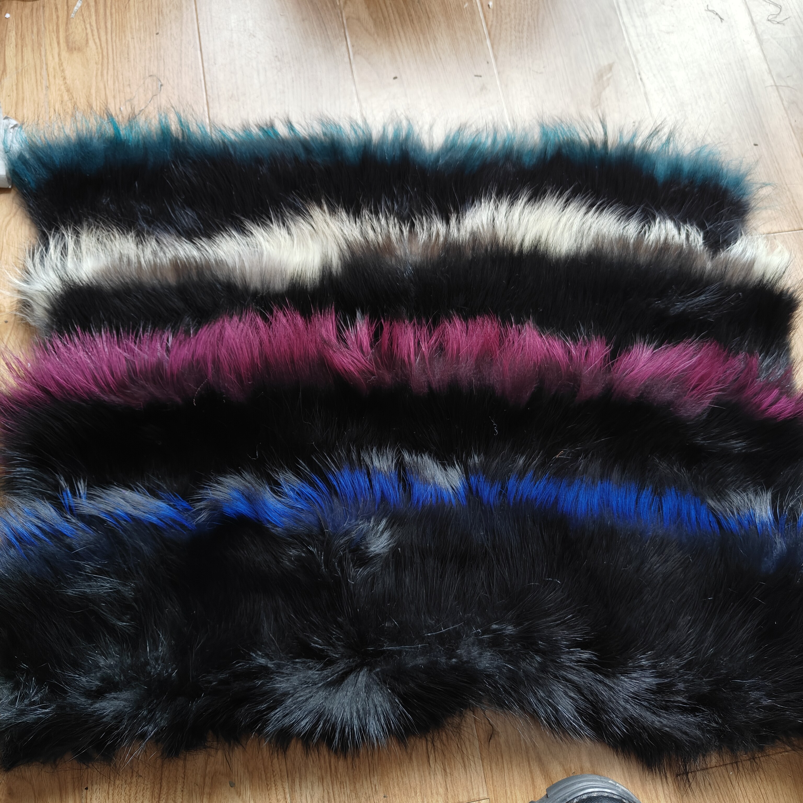 冬季保暖狐狸毛领真毛材质 动物皮草库存长毛柔软细腻特价处理