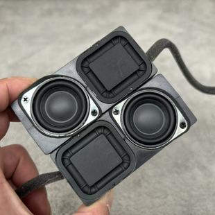 迷你全频小音箱 8欧5W迷你全频无源音箱 带低音振膜迷你音箱