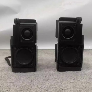 拆机一对价包邮二分频无源音箱 8欧15W环绕音箱 DIY桌面蓝牙音箱