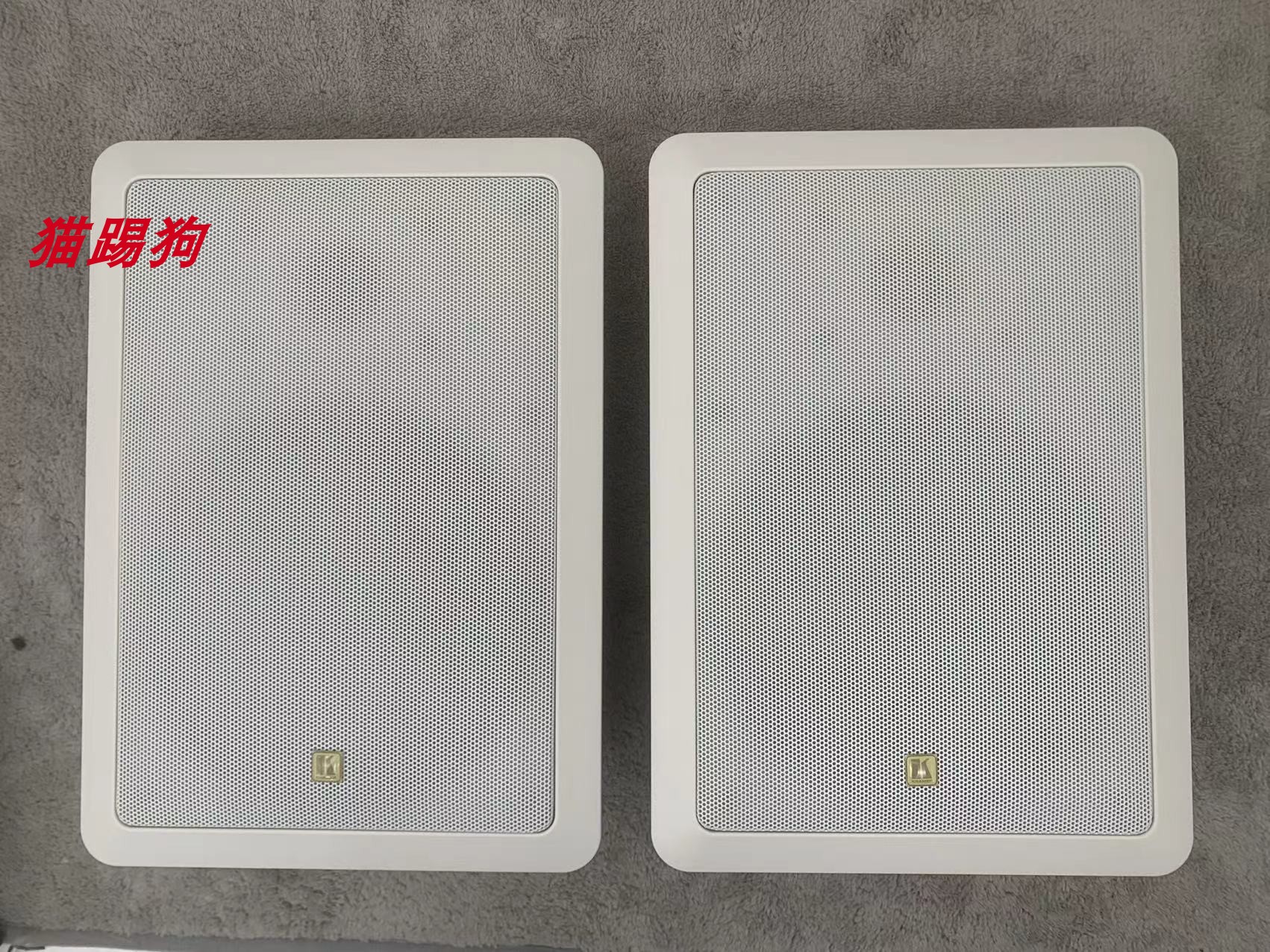 进口美国6.5寸二分频入墙式音箱 嵌入式音箱无源音箱hifi吸顶音箱