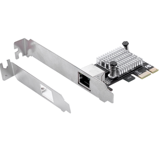乐扩PCIE2.5G网卡8125B台式机网络适配器千兆有线网口 2500M/1000M自适应 高速游戏电竞RJ45接口无盘PXE启动