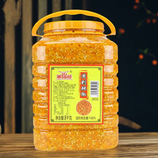 湘锦楼黄金剁椒8KG/5KG大桶装黄贡椒湖南特产剁椒鱼头调料商用