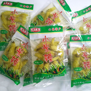 【辣椒含量40%】泡椒小米辣100克*10包/20包小袋独立包装方便携带