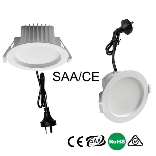 澳大利亚SAARCM认证筒灯三色智能拨码 led全光谱嵌入式整灯认证