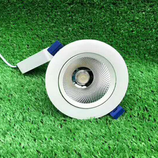 COB射灯嵌入式led筒灯天花5w7W12w20w30w客厅电视背景墙5公分孔灯