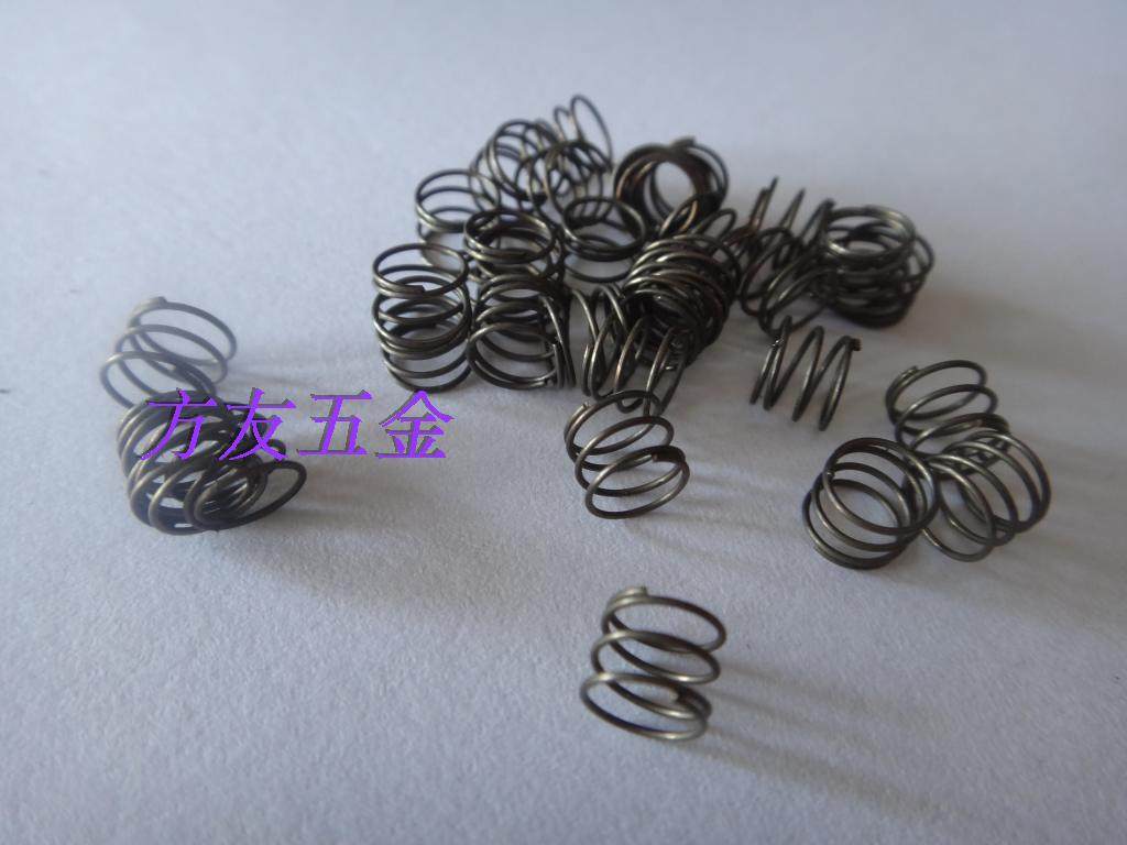 压缩弹簧/压力弹簧/拉簧/压簧0.4*5.5*4/4圈/钢丝粗*外径*长度