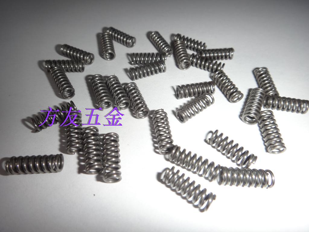 拉簧/扭簧/不锈钢弹簧/压簧0.8*4.7*13/9圈/钢丝线径*外径*长度