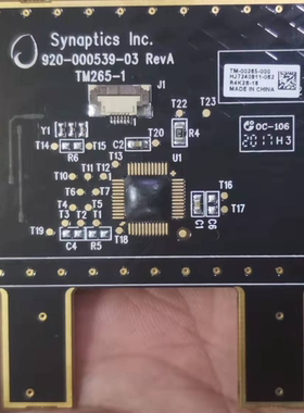 供应新思Synaptics工控触摸板 带左右键触控板TM265-001