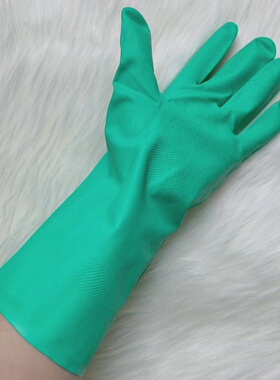 雷克兰EN15F丁腈橡胶高性能抗化学手套防腐蚀酸碱汽油劳保用手套