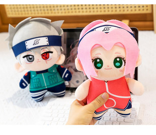 火影忍者宇智波佐助鸣人海星体娃娃忍者卡卡西春野樱毛绒玩偶