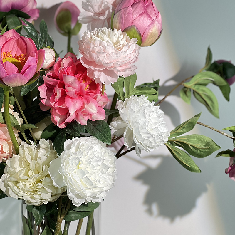 法式仿真花多头牡丹芍药装饰花