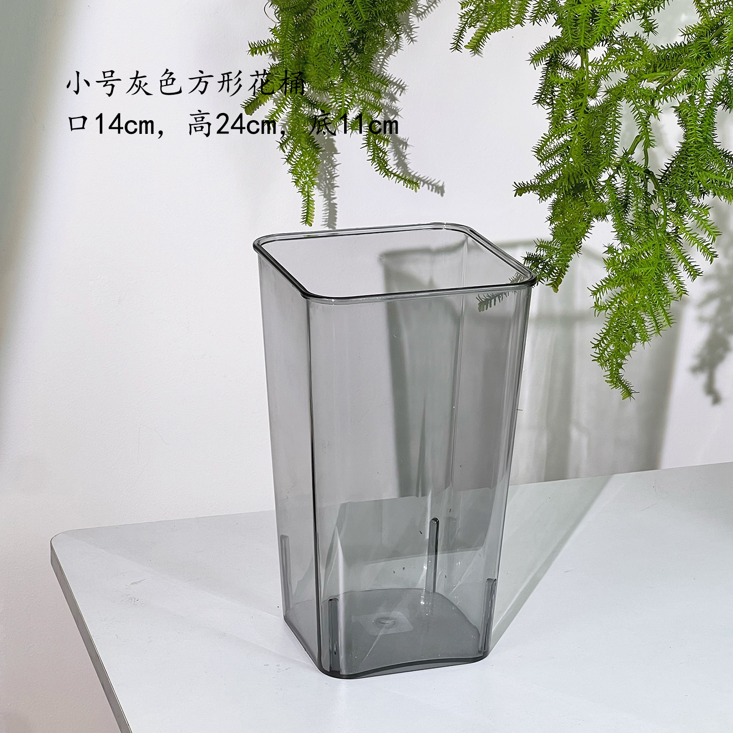 质量好高颜值透明磨砂底加厚亚克力塑料醒花桶塑料桶花店家庭包邮