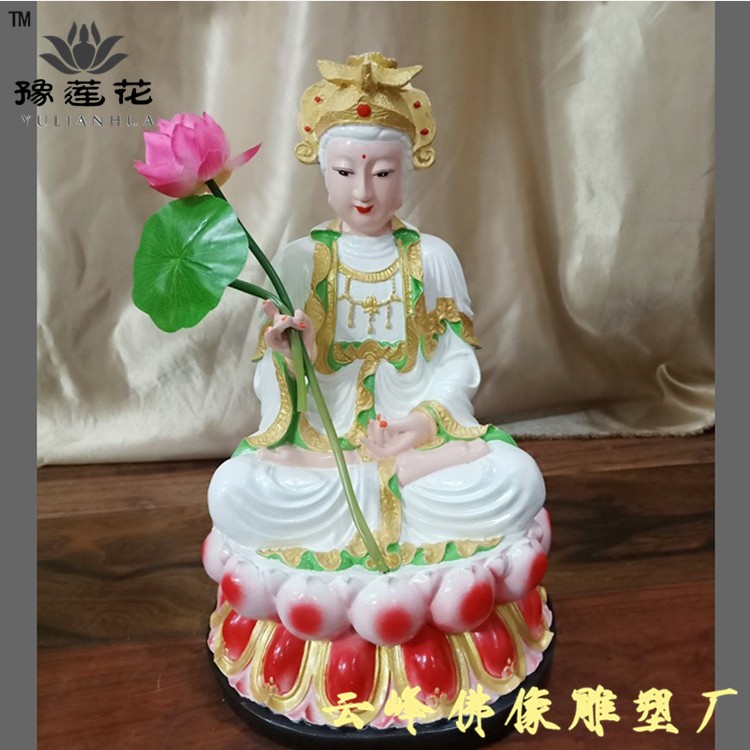 白玉奶奶神像居家供奉树脂佛像大摆件白妈妈白老太太白玉圣人