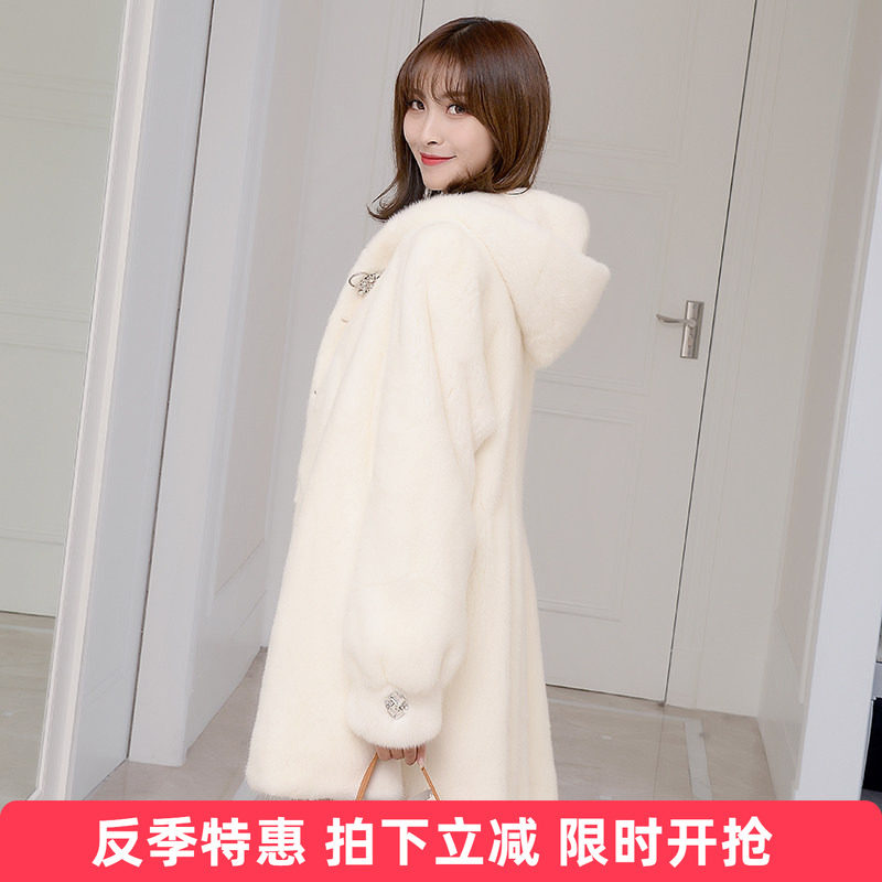 小母貂冬季中长款裘皮